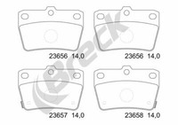 Breck BremsbeläGe Bremsbelegsatz Hinten Passend FüR Toyota RAV 4 II
