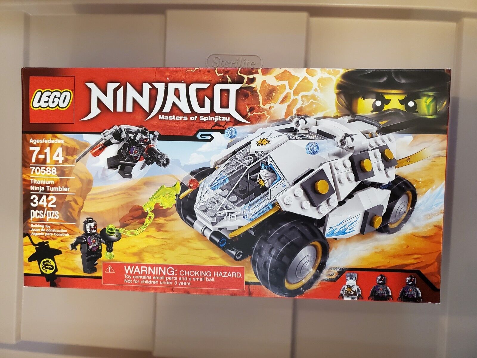 LEGO NINJAGO: Titanium Ninja Tumbler (70588) Zane Nindroid New Sealed Rare NISB