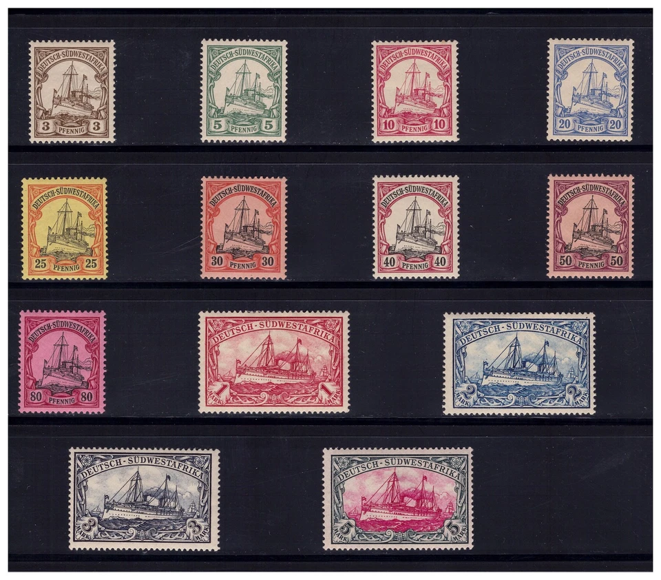 DSWA Einzelwerte aus Satz Minr. 11 - 23  postfrisch **  (mnh)  - Bild 1 von 1