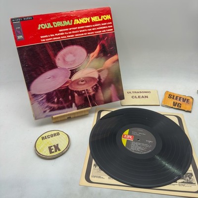 Sandy Nelson - Soul Drums EX/VG 1968 Ultrasonic Clean Vinyl Soul / Funk /