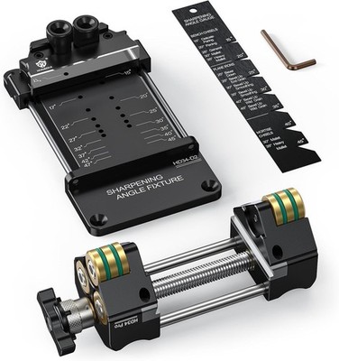 Chisel Sharpening Jig Kit, Honing Guide Woodworking Sharpening System,Chisel