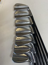 PING "i525" IRON SET, 5-PW+AW, SENIORS FLEX, ORANGE LIE ANGLE, GREAT VALUE.