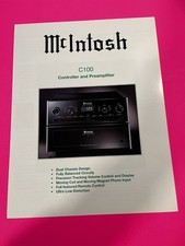 McIntosh C100  Preamp Color Brochure