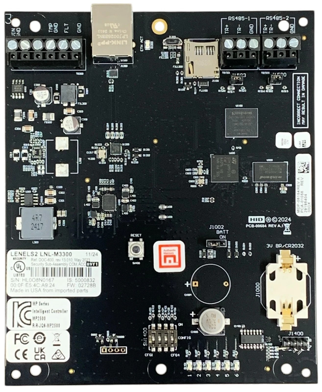 Lenel S2 LNL-M3300 Intelligent Controller Brand New