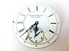 VTG. W & E SCHMIDT MILWAUKEE  POCKET WATCH MOVEMENT, 21 JEWELS Sz.16, RUNS NICE! — photo 2