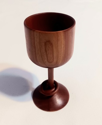 Anillos de madera vintage copa anillo cautivo artesanal boda copa de vino - Imagen 2 de 5