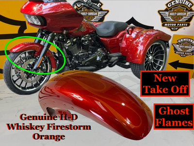 14-2025 OEM Harley Touring/Trike Chopped Front Fender Whiskey
