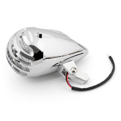  Motorcycle Chrome Bullet Headlight Lamp Fits Cafe Racer Bobber Chopper Custom