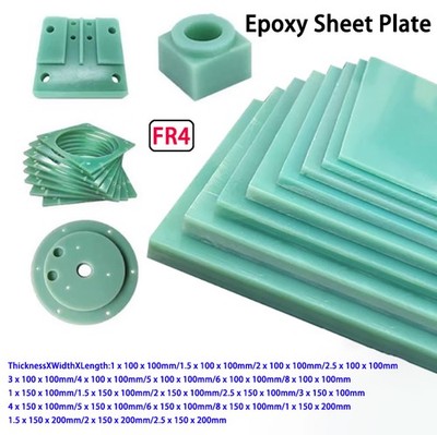 FR4 Epoxy Sheet Plate High Temperature Fiberglass Board Thickness 1mm - 8mm