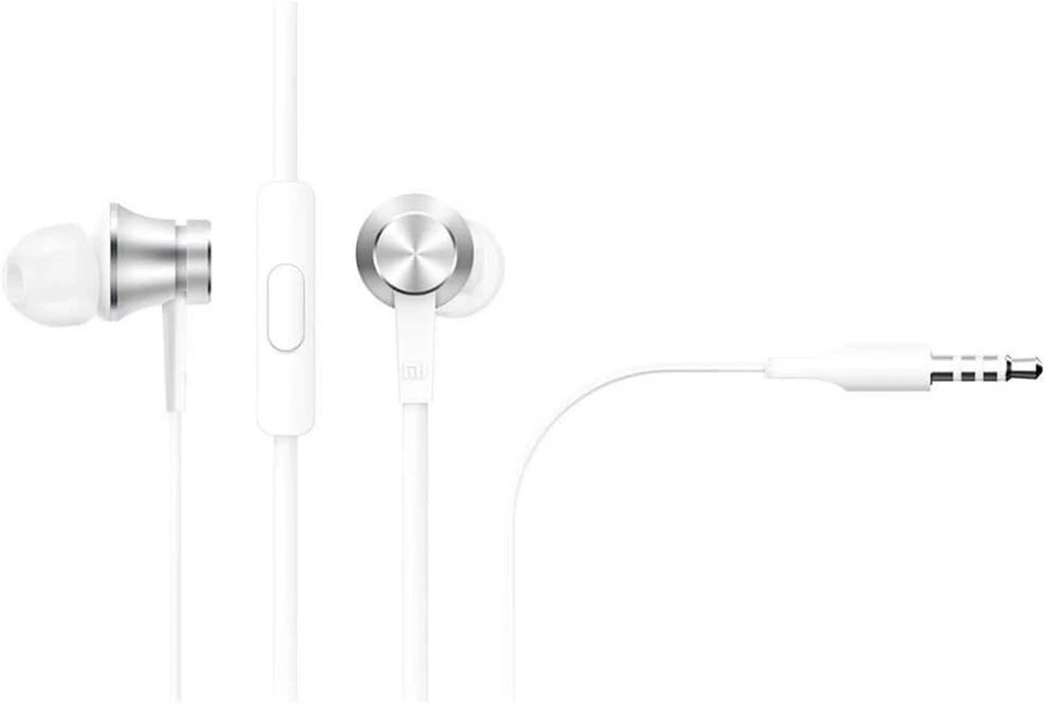 Xiaomi Cuffie Intrauricolari Cavo Jack 3.5mm Mi In-Ear Headphones Basic Argento