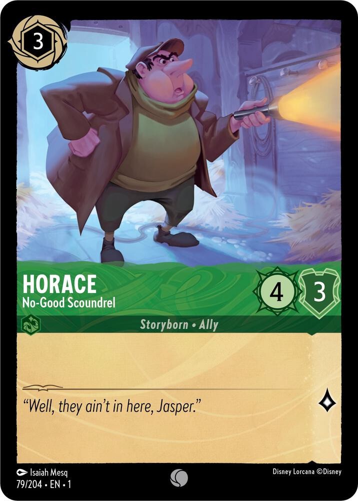Horace - No-Good Scoundrel Common The First Chapter 79/204 NM Lorcana