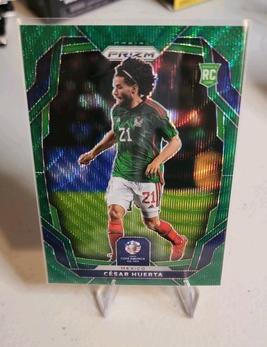 2024 Panini Prizm Copa America - Cesar Huerta #139 Green Wave Prizm