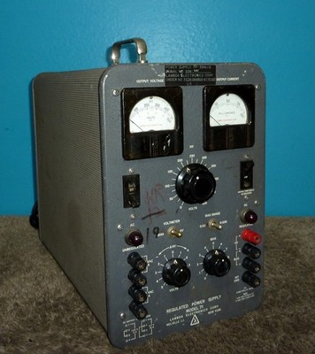Lambda 71 Regulated Power Supply 500VDC 200mA w/Bias & Filament Needs Minor Work
