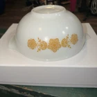 Vintage PYREX Butterfly Gold #443 2-1/2 Qt Cinderella Mixing Nesting Bowl Loved