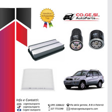 KIT TAGLIANDO 4 FILTRI PER TOYOTA RAV 4 II 2.0 D-4D 4WD DAL 2001