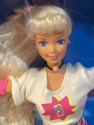 New 1995 Mattel In-Line Skating Barbie - Bend & Move Flexible Body - 15473 - MIB