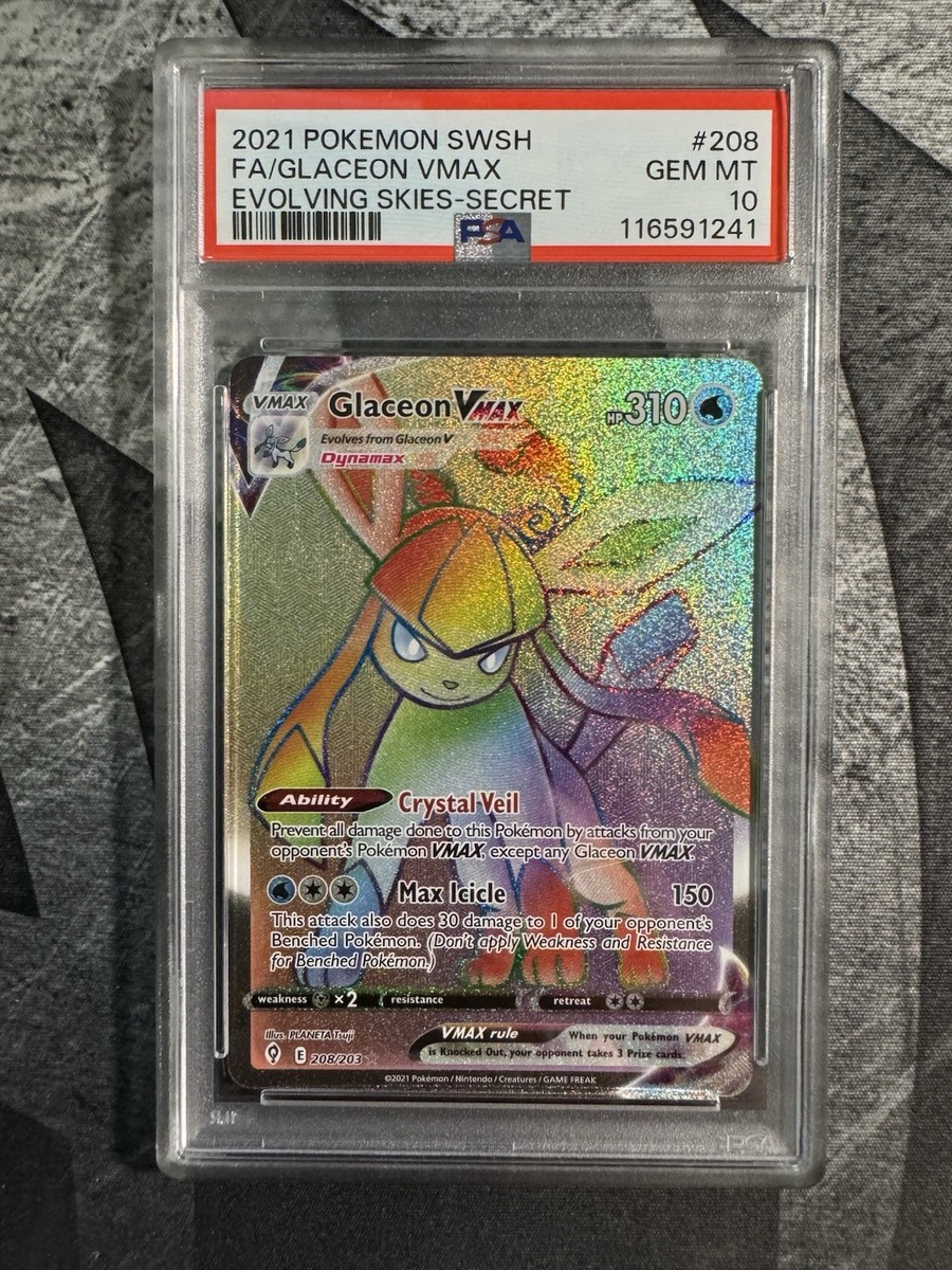 PSA10 グレイシア VMAX SA GLACEON VMAX PSA10 PSA 10 Glaceon VMAX Alternate Art Secret #209 Pokemon