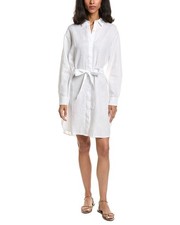James Perse Linen Mini Shirt Dress Women's