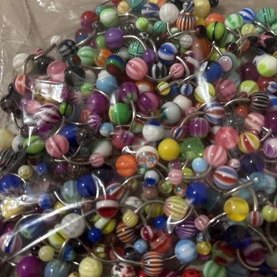 Body jewelry. Belly Button Rings. Assorted jewelry. lot Of Over 200 PCs