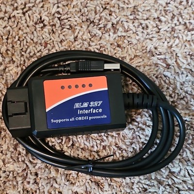 ELM 327 OBD2 USB adapter To Pc