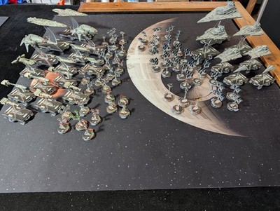 Star Wars Armada HUGE lot, Rebellion + Empire, Painted Fighters