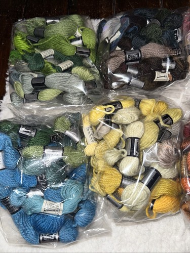 DMC Laine Wool Yarn Tapisserie Colbert Floralla DMC Needlepoint Thread Lot 170 - Picture 16 of 19