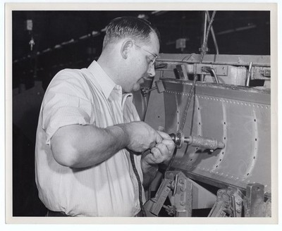1941 Curtiss Wright Helldiver Factory Columbus Ohio 8x10 Original News Photo #5
