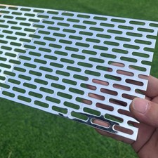 11.8 x 5.9 Inch Perforated Metal Sheets 19 Gauge Expanded Mesh 0.2x0.8 In