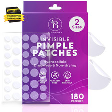 Invisible Pimple Patches for Face 180 Count , Zit Patches for Spot Cover, Hydro