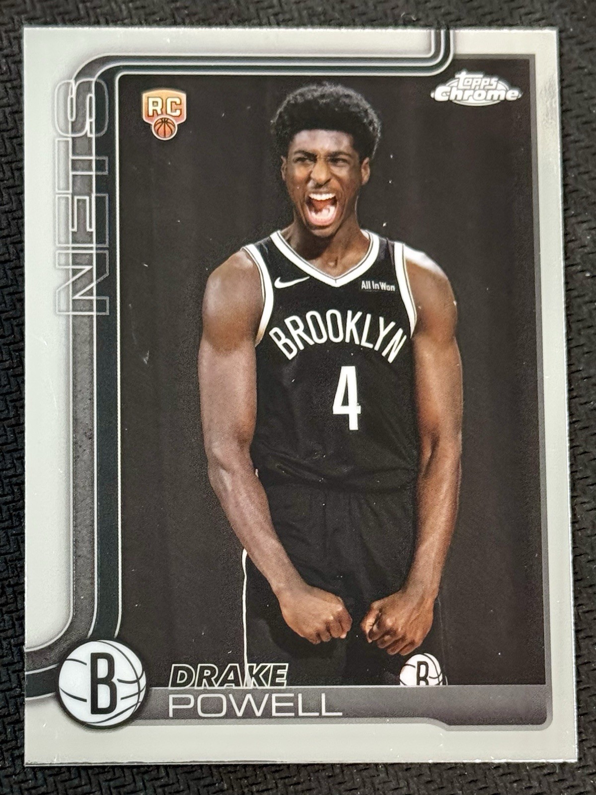 2025-26 Topps Chrome Drake Powell Image Variation RC SP SSP #272 Nets