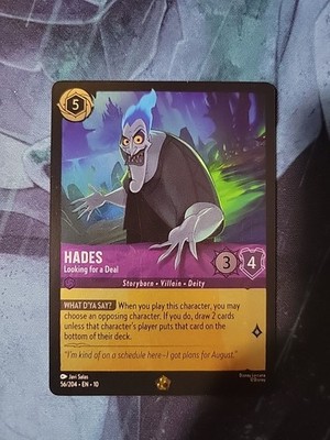 Hades - Looking for a Deal 56/204 Whispers in the Well Cold Foil
