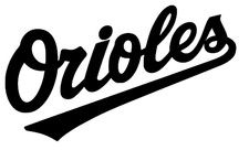 Baltimore Orioles Vinyl Decal Stickers; Baseball, MLB, Sports