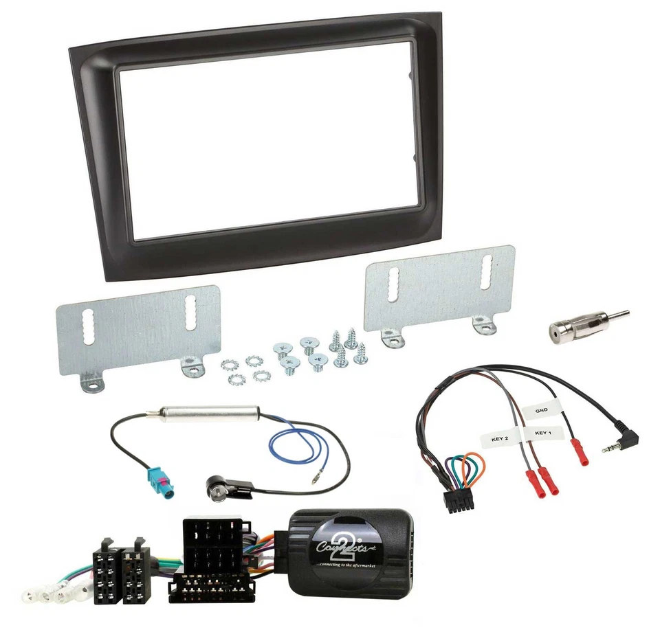 JVC USB Bluetooth 2DIN DAB Lenkrad Autoradio für Fiat Doblo ISO Can-Bus ab 15 sc - Bild 3 von 4