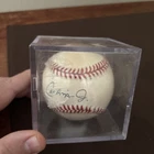 Cal Ripken Jr. Signed Baseball No COA Gene Budig American League Rare Orioles