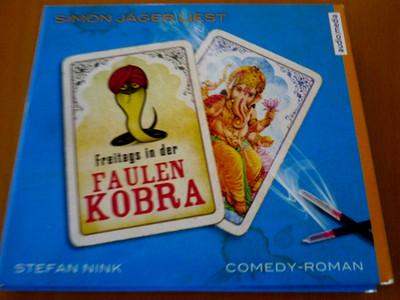 Freitags in der FAULEN KOBRA  Hörbuch-Lesung des Romans von Stefan Nink auf 5 CD