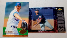 Gabe White 1994 Fleer Ultra Rookie Card #527 &1994 Upper Deck Electric Diamond. rookie card picture