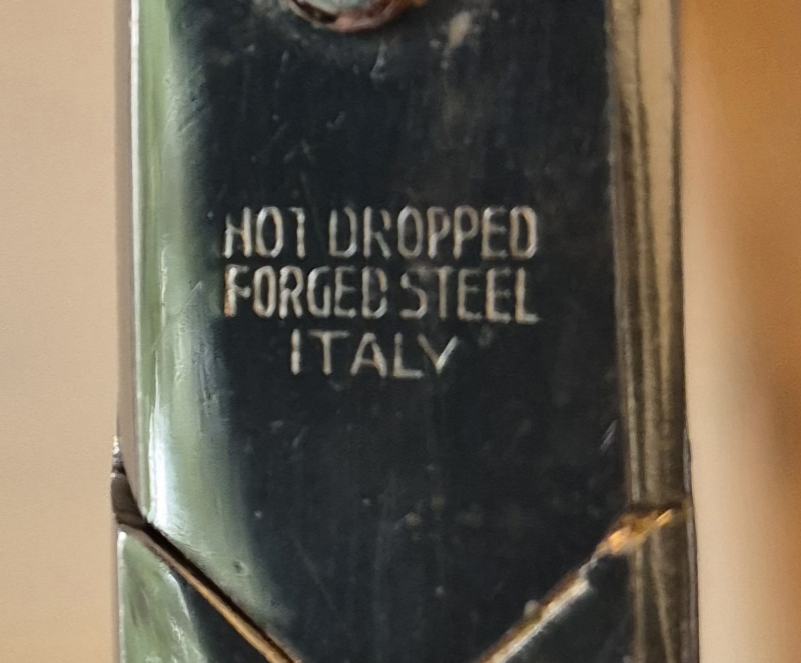 Italy Scissors Letter Opener Solingen Germany Leather Sheath Vintage