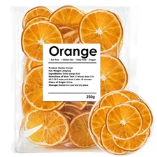 Dried Orange Slices for Cocktails & Tea, 8.8oz Dehydrated Fruit, No Sugar Added