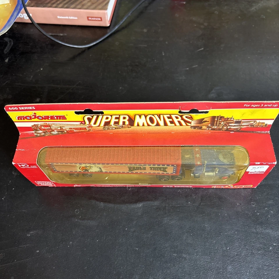 Camión de colección Majorette Super Movers Eagle serie 600 escala HO diecast Francia Foto 4 de 4