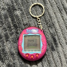 Tamagotchi Connection V1 2004 Pink Swirls Heart screen - Tested