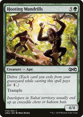 Hooting Mandrills 170 C Ultimate Masters Magic: The Gathering NM/M