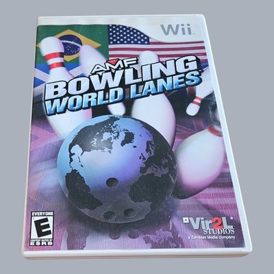 AMF Bowling World Lanes - Nintendo Wii - Complete w/ Manual - ESRB E - Tested