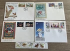 Isle Of Man Stamps Christmas First Day Covers 1980/81/82 & 97 plus 5 1993 Stamps