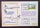 1977 British Caledonian First DC10 Flight Cover London Gatwick to Sao Paulo