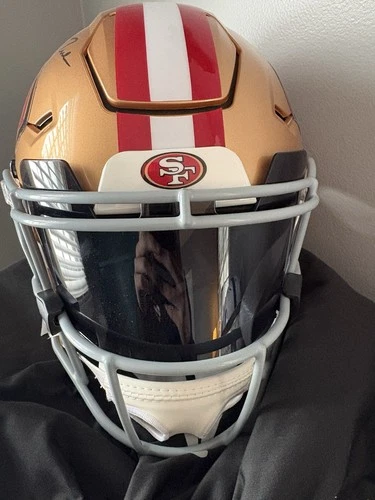 Jerry Rice San Francisco 49ers Autographed Full-Size Helmet. Fanatics Certified