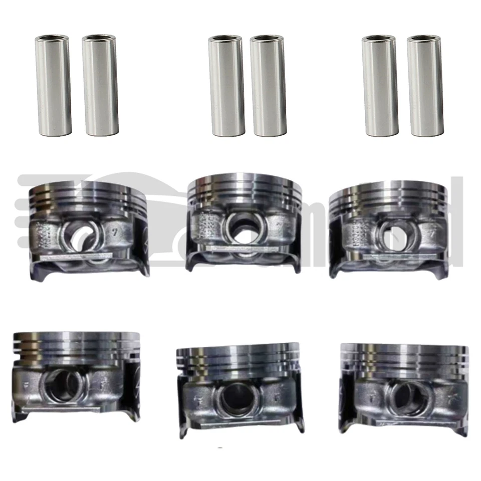 H802CP 6* Engine Pistons & Rings Kit STD For 96-06 Jeep Cherokee 4.0L L6 OHV 12V - Image 3 of 4