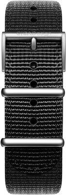 CIGA Design Austauschbares Uhrenarmband Sport Nylon Armband Schwarz