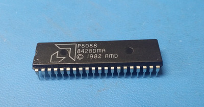 (1 PC) P8088 AMD/INTEL Microprocessor, 8-Bit, 5MHz, NMOS, PDIP40