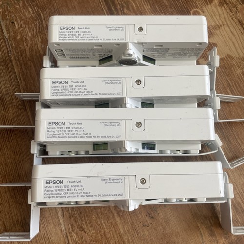 Lot of 4 Epson Touch Unit (Model: H599LCU) - As-Is, Read Description