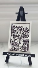 ACEO Original Acrylic Painting Paper art_and_nature_by_eri floral
